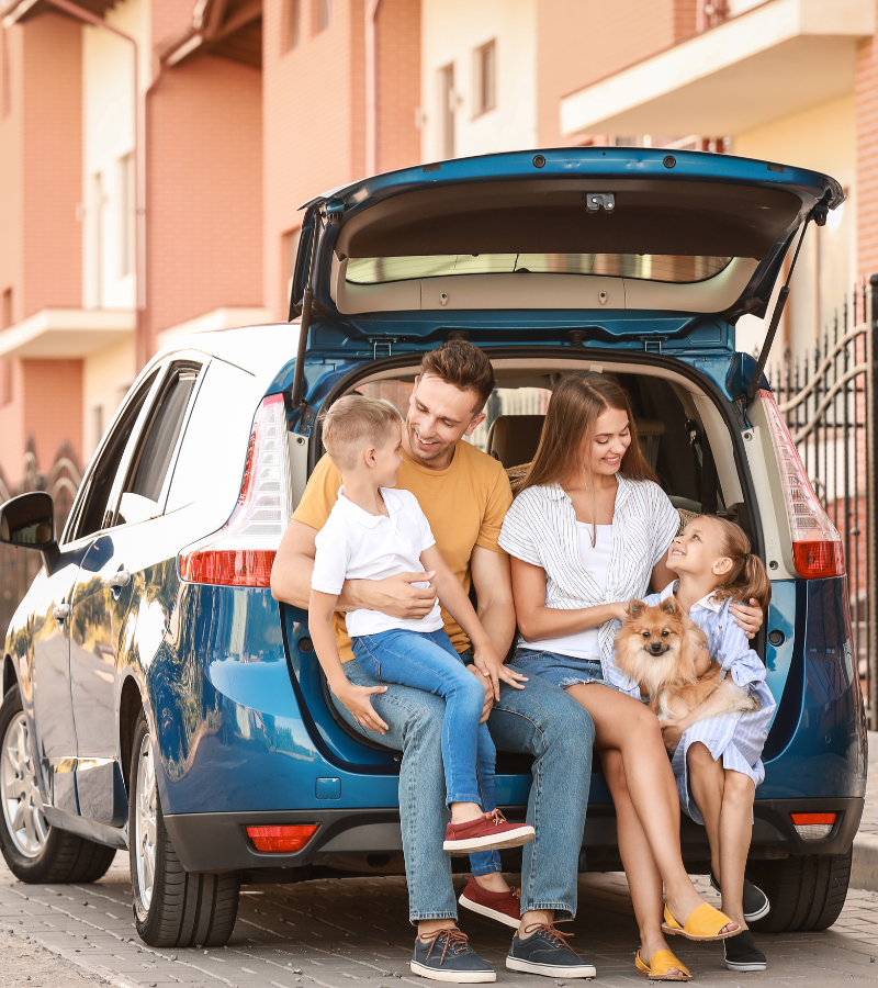 Famille voiture romandia